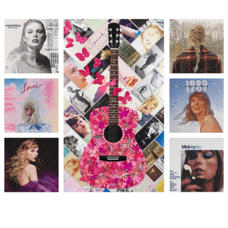 Taylor Swift Album Grouping with Gypsy Guitar