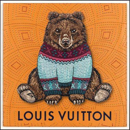 Sweater Bear 12"x12"