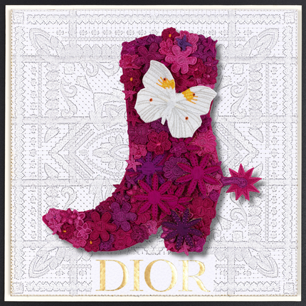 Gypsy Boot  12"X12"