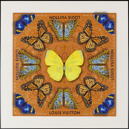 Luxury Butterfly Mandala 7- 26”X26”