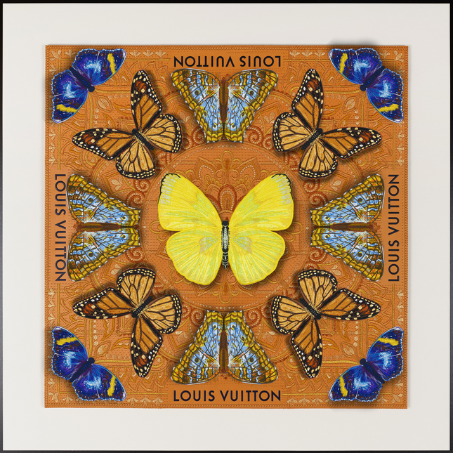 Luxury Butterfly Mandala 7- 26”X26”