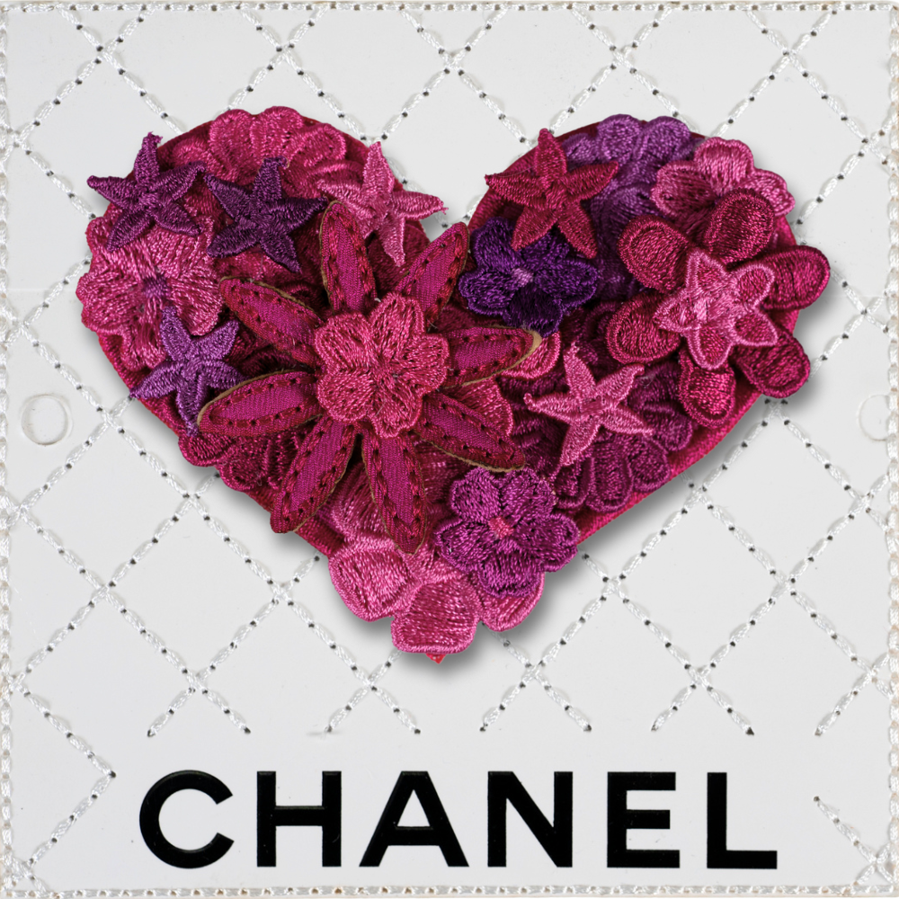 Petite Gypsy Heart 5”x5” - Boysenberry