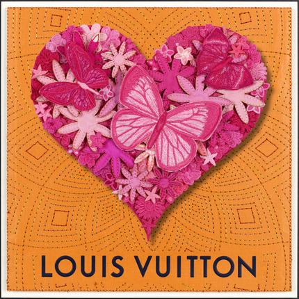 Gypsy Heart Pink 12"x12"