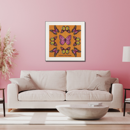 Luxury Butterfly Mandala 5- 26”X26”