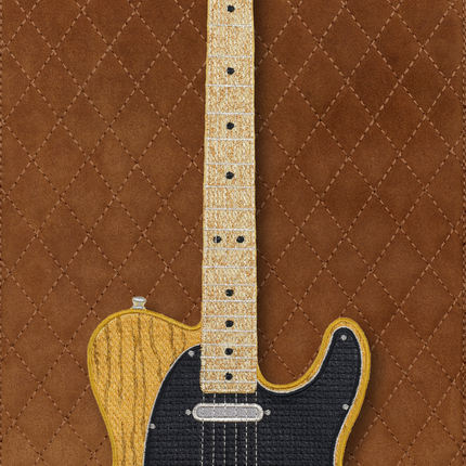 Esquire with Quilted Background