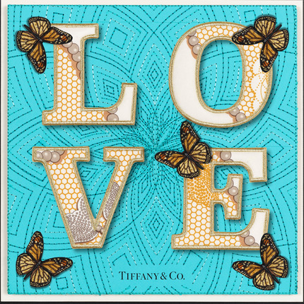 Love Brown 12"X12"