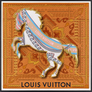 BANDANA BRONCO-LV BANNER PRINT-12"X12