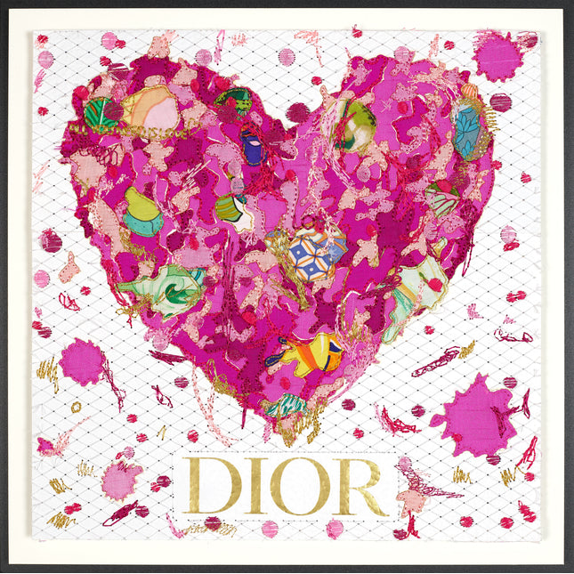 Custom Grafitti Heart 12"x12"