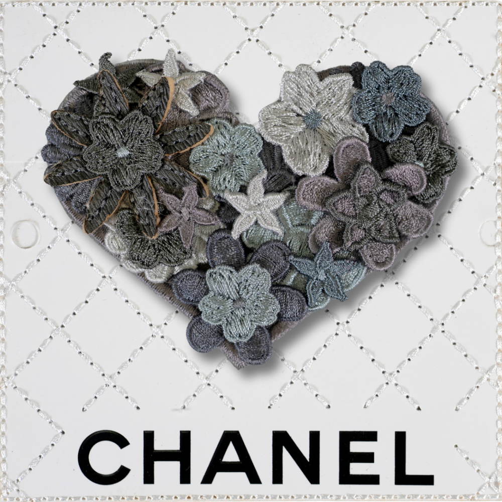 Petite Gypsy Heart 5”x5” - Smoke