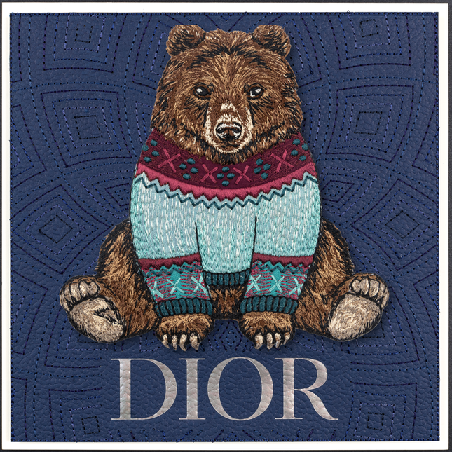 Sweater Bear 12"x12"