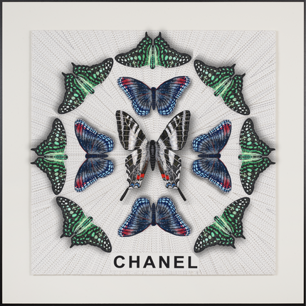 Luxury Butterfly Mandala 4- 26”X26”