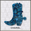 Chanel White / Blue