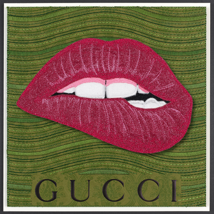 PINK LIPS 12"X12"