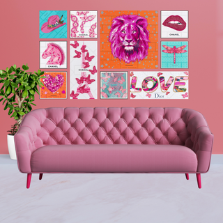 Pink 10 piece arrangement