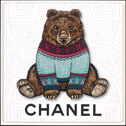 Sweater Bear 12"x12"