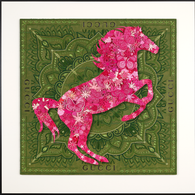 Gypsy Horse Pink 26"x26"