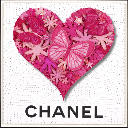 Gypsy Heart Pink 12"x12"