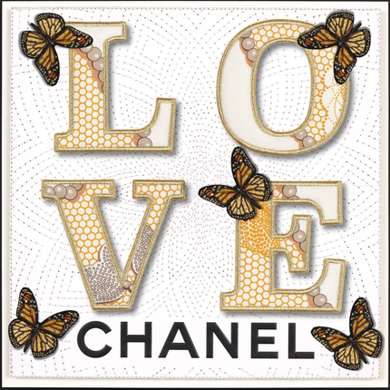 Love Brown 12"X12"
