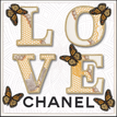 Chanel White / Brown