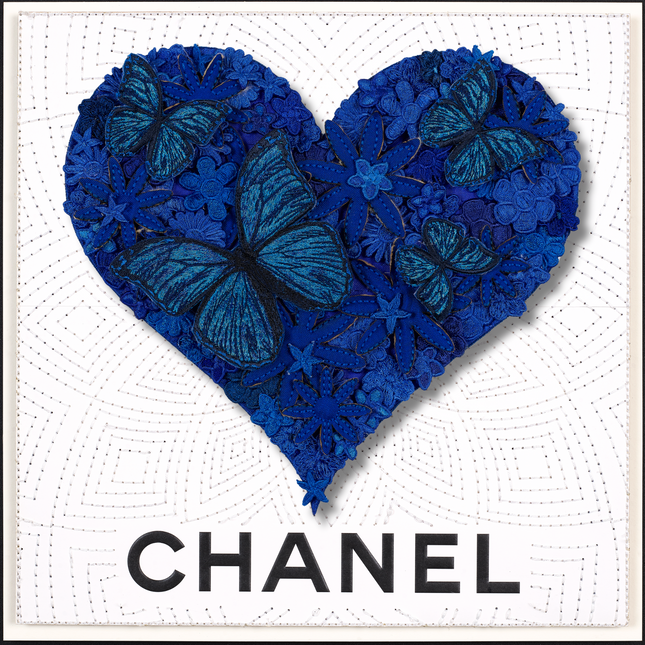Gypsy Heart Blue 12"x12"