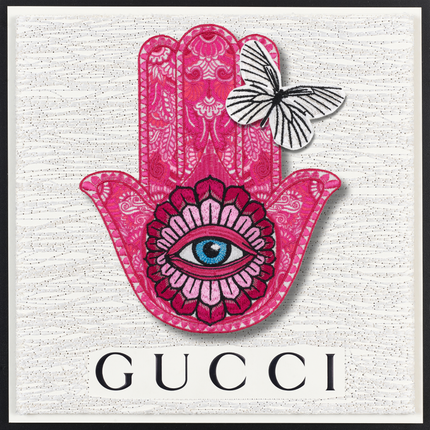 Hamsa Pink 12"X12"