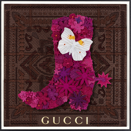 Gypsy Boot  12"X12"