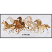 Chanel White / Brown
