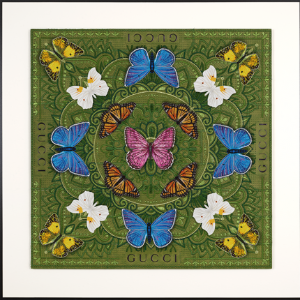Luxury Butterfly Mandala 1- 26”X26”