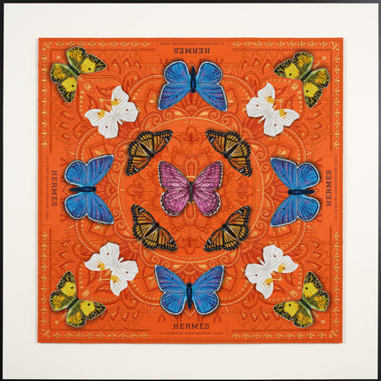 Luxury Butterfly Mandala 1- 26”X26”