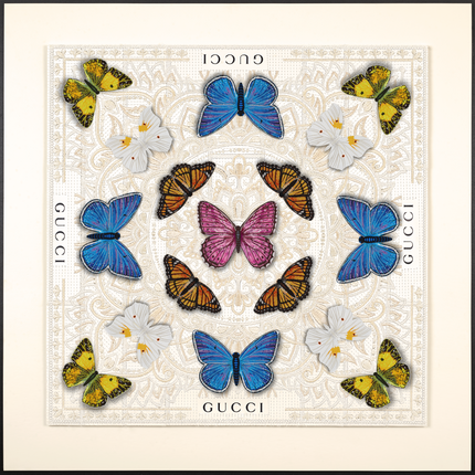 Luxury Butterfly Mandala 1- 26”X26”