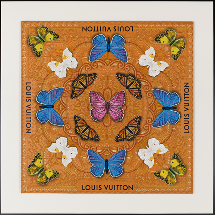 Luxury Butterfly Mandala 1- 26”X26”