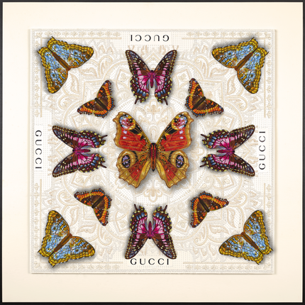 Luxury Butterfly Mandala 2- 26”X26”