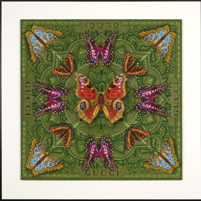 Luxury Butterfly Mandala 2- 26”X26”