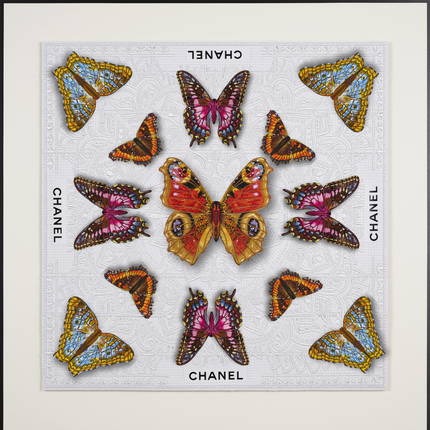 Luxury Butterfly Mandala 2- 26”X26”