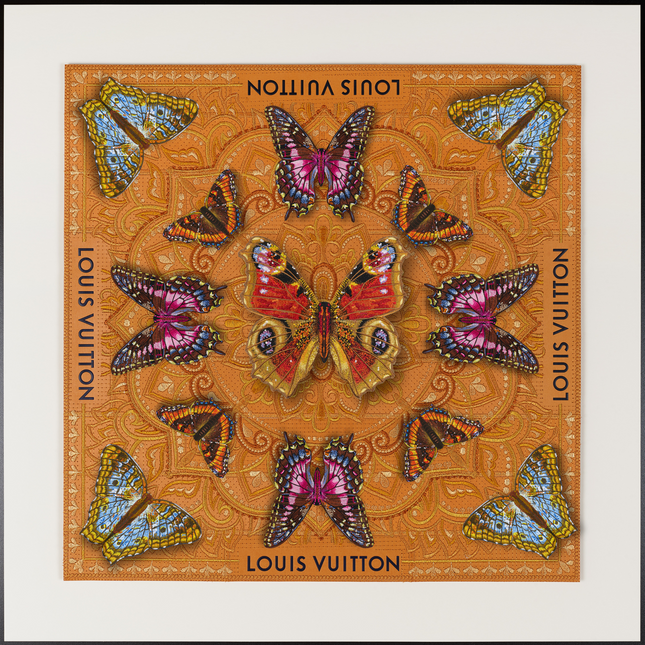 Luxury Butterfly Mandala 2- 26”X26”