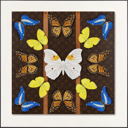 LV-Butterfly Mandala - 26”X26”