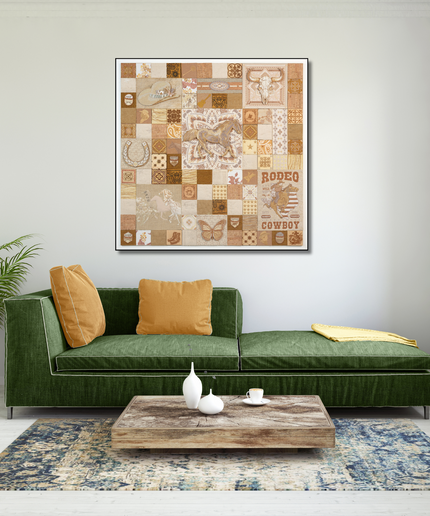 American Sampler  40"x40"