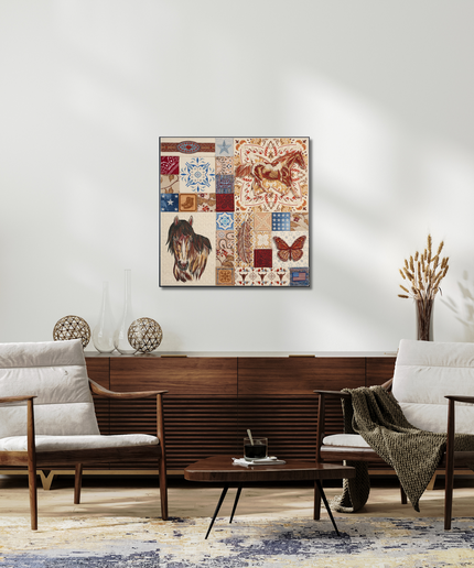 American Sampler 26"x26"