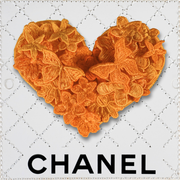 Petite Gypsy Heart 5”x5” - Mango Tango