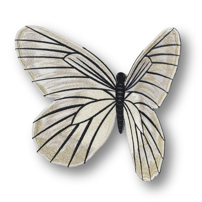 Black Veined White Butterfly 6" through 12" - Stephen Wilson Studio