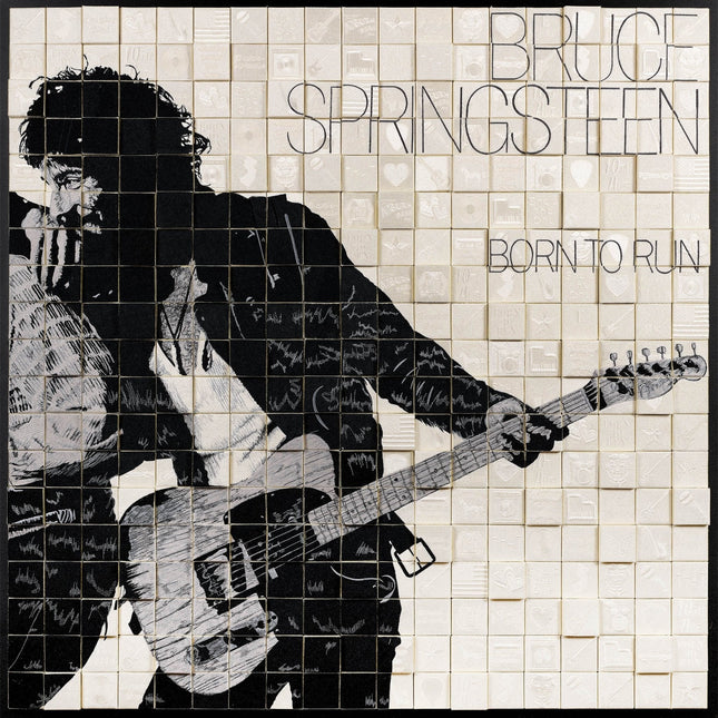 Bruce Springsteen, Born to Run 40x40 Mosaic - Stephen Wilson Studio