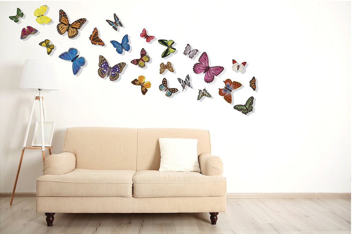Butterfly Installation 24 piece - Stephen Wilson Studio