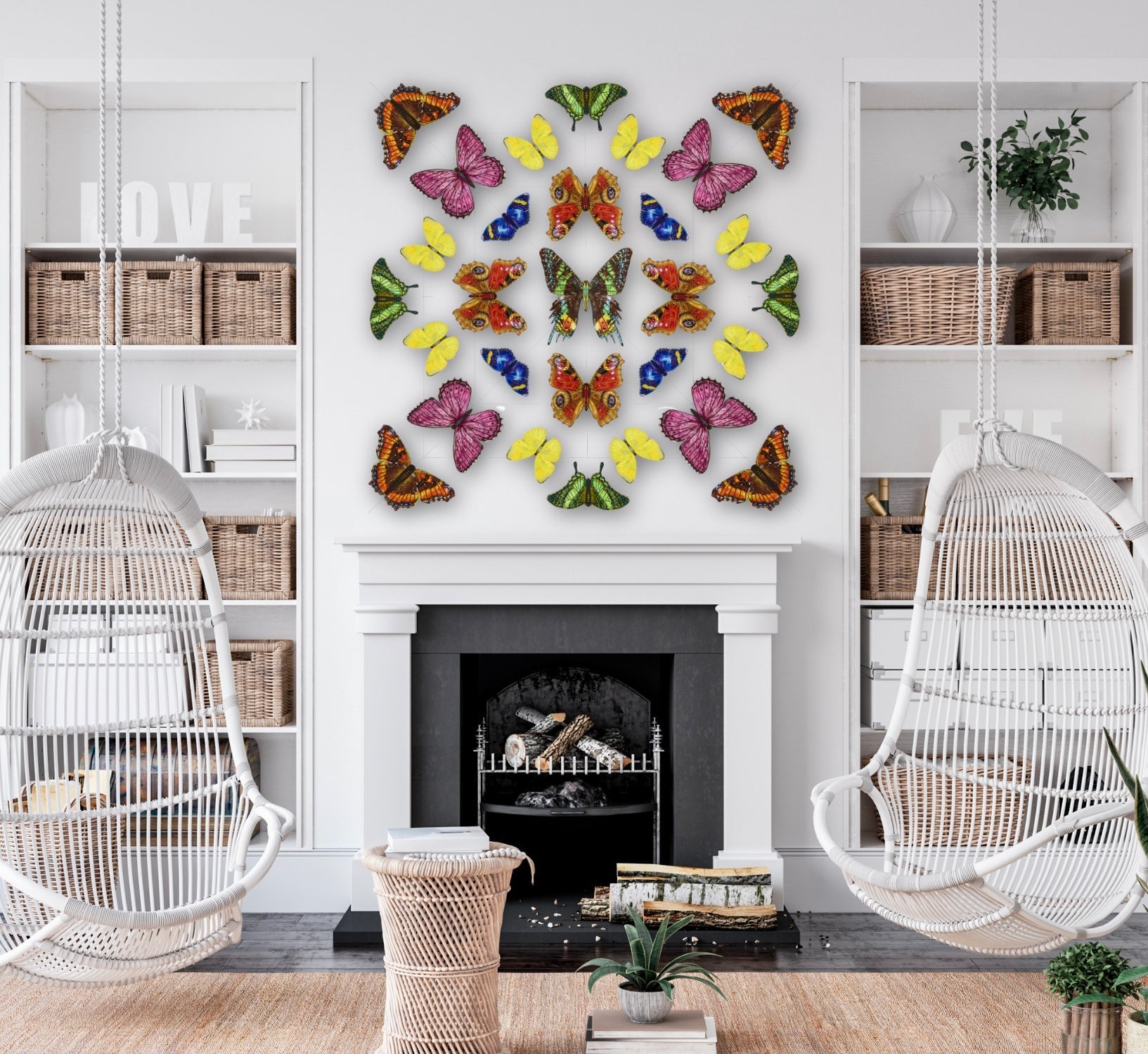 Butterfly Mandala 1 - Stephen Wilson Studio