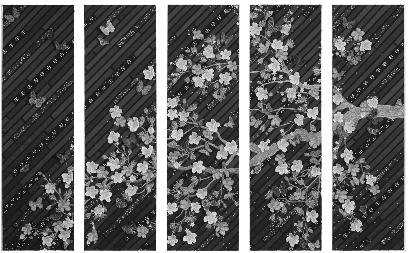Custom 5 Panel Cherry Blossom - Ex Chroma Palette - Stephen Wilson Studio
