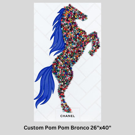 Custom Pom Pom Bronco - Stephen Wilson Studio
