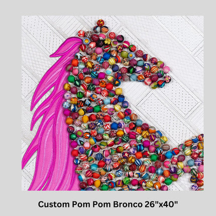 Custom Pom Pom Bronco - Stephen Wilson Studio