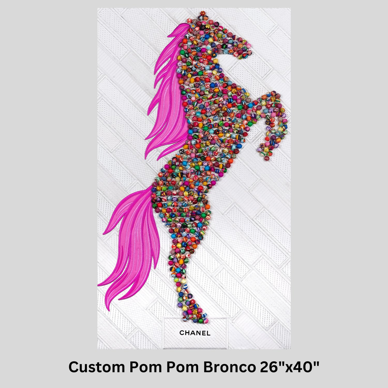 Custom Pom Pom Bronco - Stephen Wilson Studio