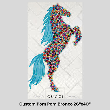 Custom Pom Pom Bronco - Stephen Wilson Studio