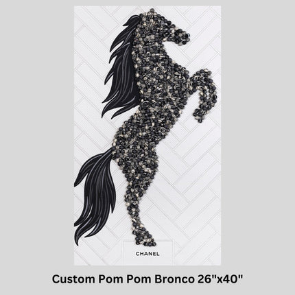 Custom Pom Pom Bronco - Stephen Wilson Studio