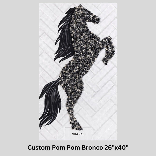 Custom Pom Pom Bronco - Stephen Wilson Studio